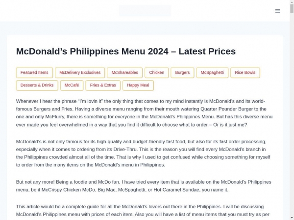 mcdonaldsmenu.ph